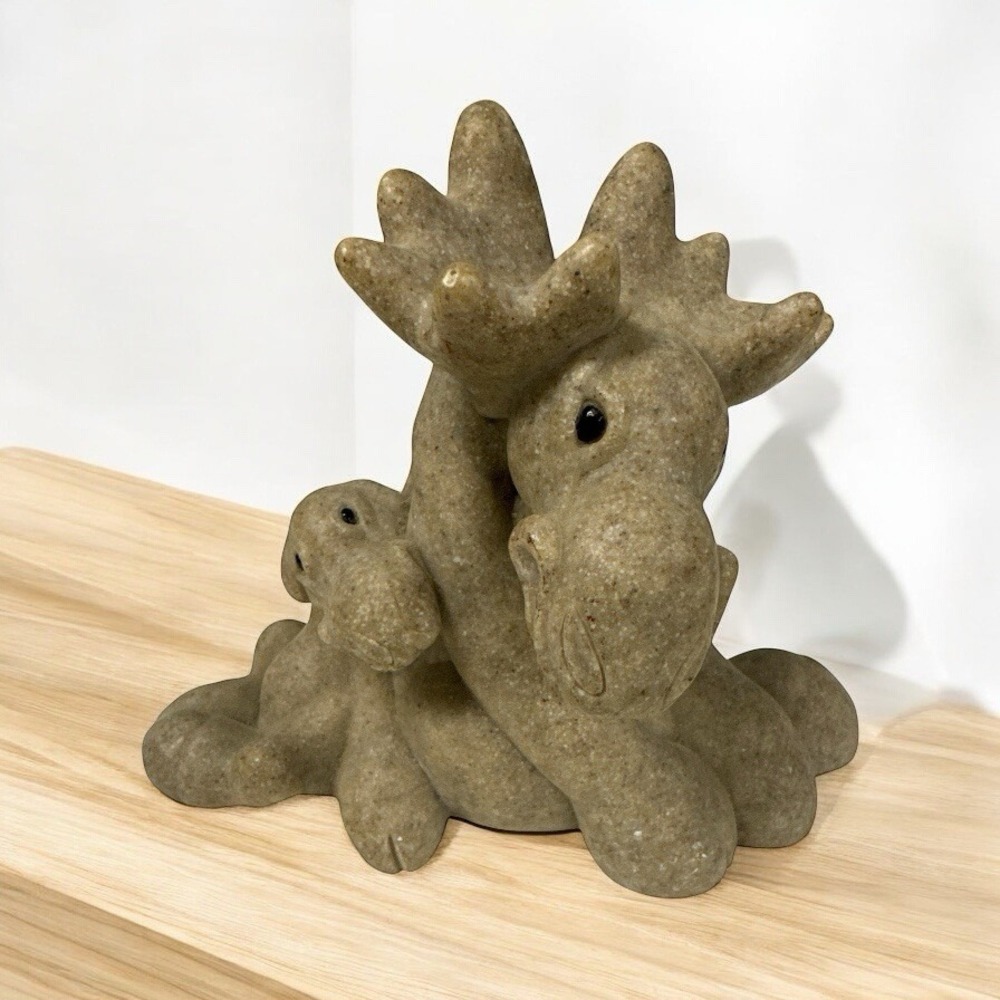 Quarry Critters 2001 Matilda & Max 48121 Second Nature Designs Moose Figurine‎